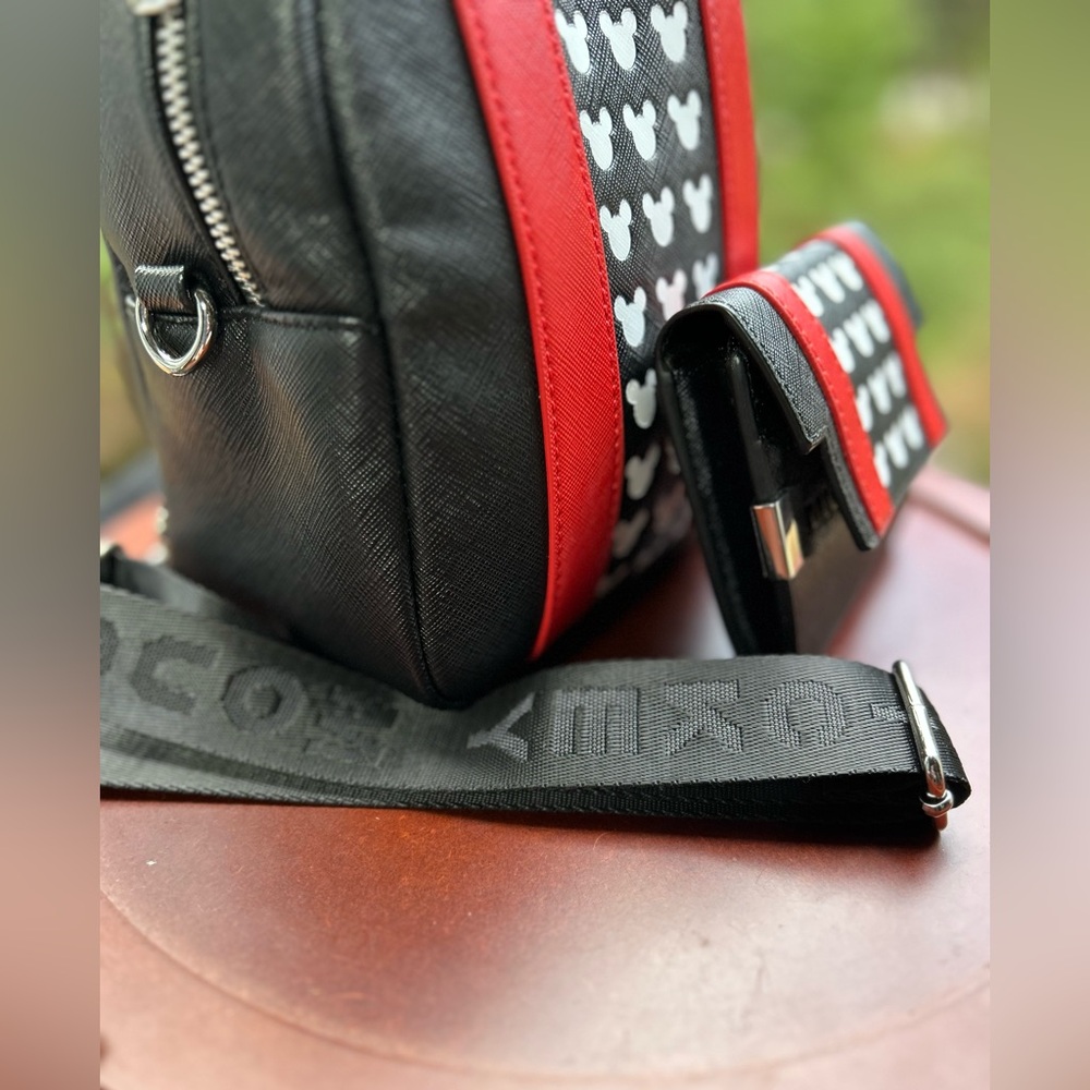 Loungefly Mickey Convertible Backpack & Wallet Set | Crossbody or Mini Park Pack - Picture 3 of 16